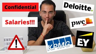 CONFIDENTIAL 2021 Salary Breakdown for Big 4 Management Consulting Firms in America at 4 levels