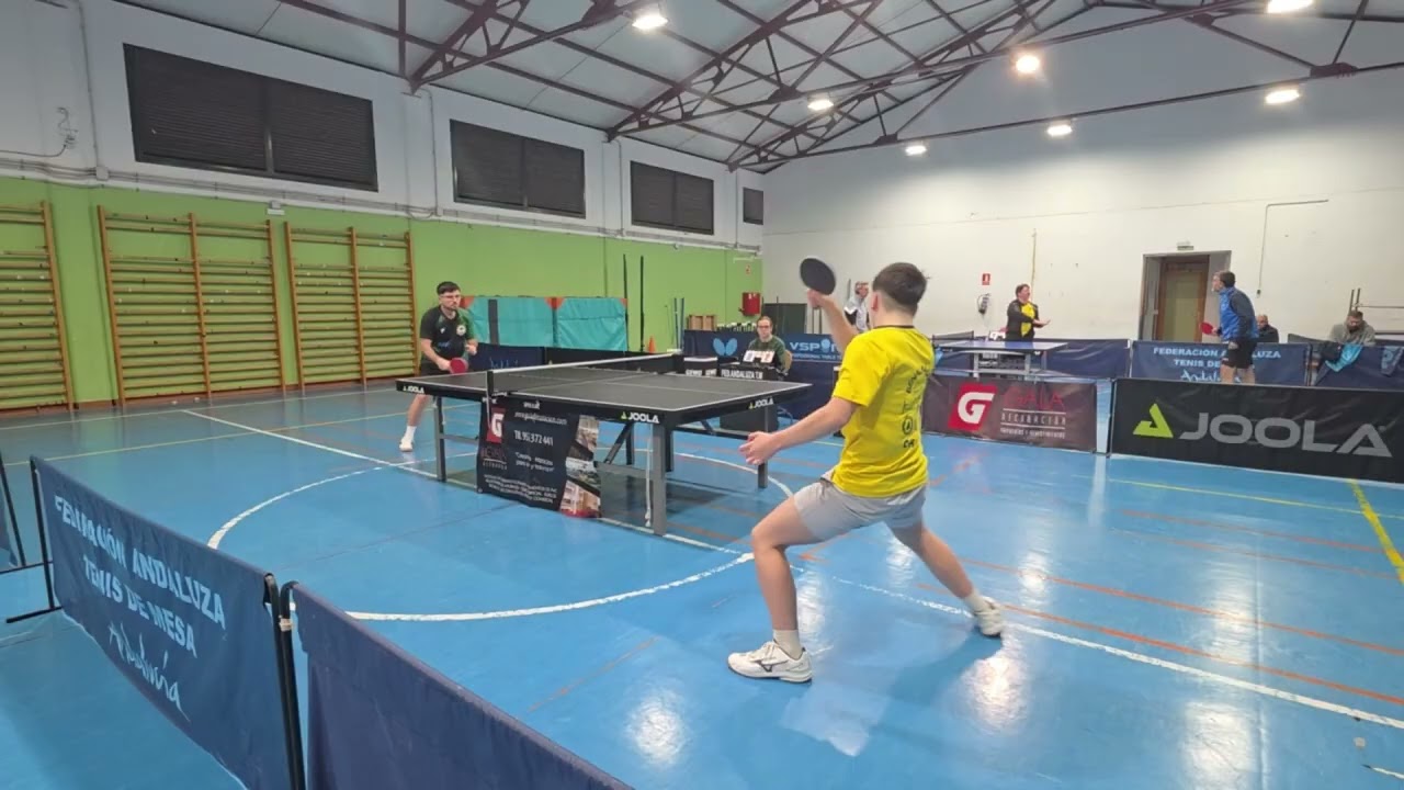 IVAN CAMPAÑA VS SERGIO RODRIGUEZ | TERCERA DIVISION NACIONAL TENIS DE MESA