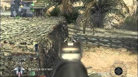 Call of Duty: Black Ops - Search and Destroy on Firing Range - 4 kills for me