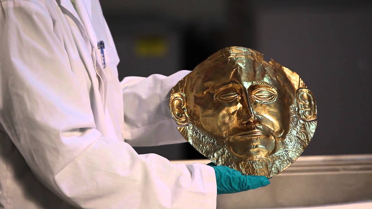 Mask of Agamemnon: Schliemann's Discovery YouTube