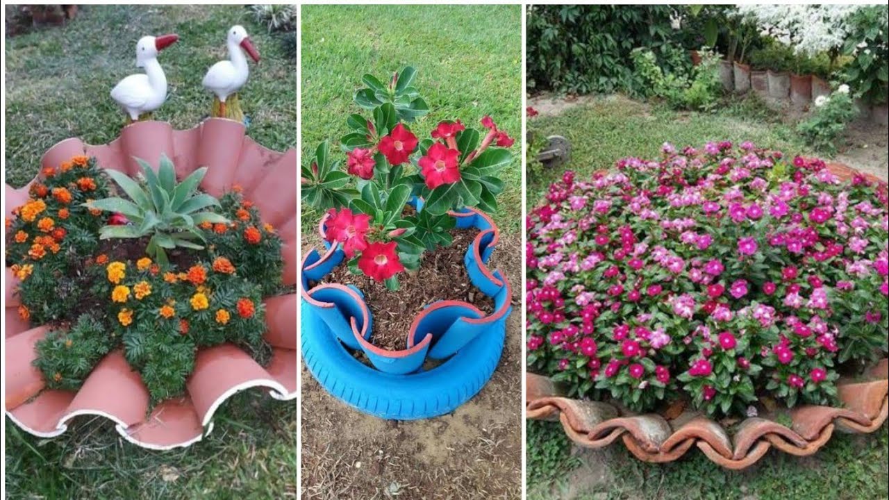 ИДЕИ ДЛЯ САДА С ПЛИТКОЙ!