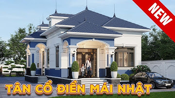 MẪU NHÀ VƯỜN VỚI PHONG CÁCH TÂN CỔ ĐIỂN CỰC KỲ BỀ THẾ VÀ TIỆN NGHI | MH05445