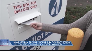 Nonpartisan voting experts discuss election protection, coercion prevention