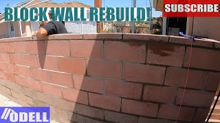 How to Repair a Block Wall