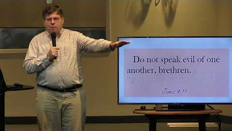 Do Not Speak Evil Of One Another