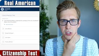 American Takes REAL US Citizenship Test | Evan Edinger screenshot 4