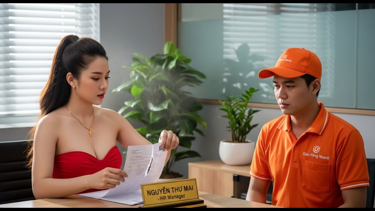 Nữ Chủ Tịch Xé Nát Hồ Sơ Của Anh Shipper Vì Quá Khứ Tù Tội, Anh Lặng Lẽ Gọi Một Cuộc Điện Thoại, 5 P