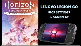 Horizon Forbidden West Legion GO Gameplay and Settings