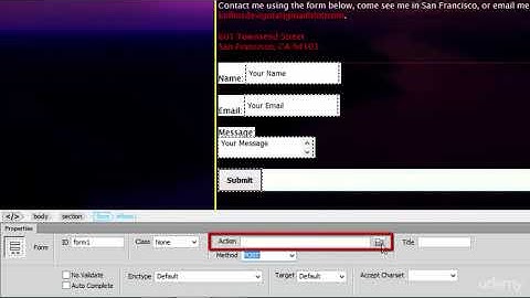 Form Processing | Dreamweaver cc Tutorial | Make Your First Website From Scratch