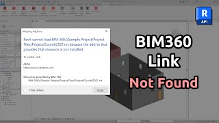How to fix BIM360 link not found problem