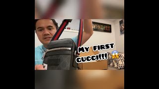 UnBoxing GG Black Small Messenger Bag.. First Ever Luxury Bag... screenshot 4