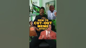 Cut-out meme video effect tutorial #capcut #capcutedit #videoediting #memes #tutorial #howto