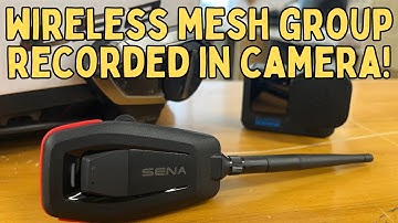Wireless Mesh Intercom recorded in GoPro | Setup | Sena Meshport Red + Sena 50S + GoPro Hero 12