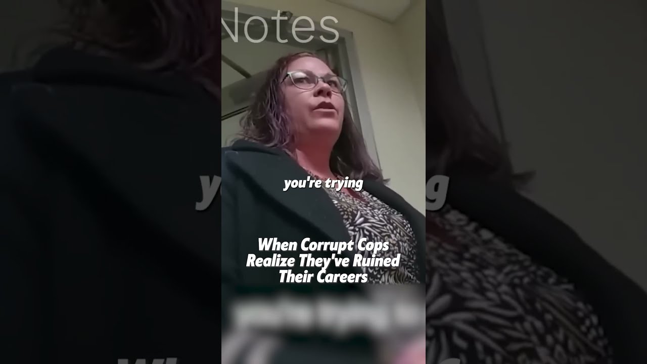 When Corrupt Cops Realize They Ve RuinedTheir Careers Full Clip On Police Notes