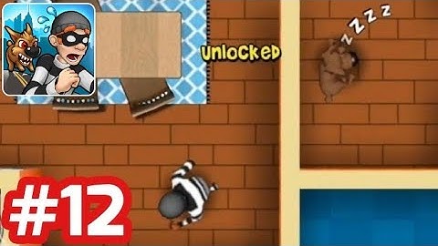Robbery Bob - Gameplay Walkthrough - Part 12 Winter (Level 6- 10) Perfect iOS/Android