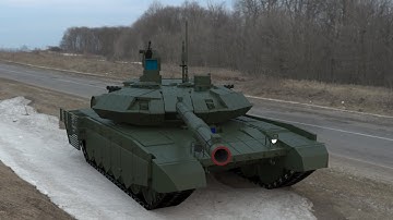 Unveiling the Clean T90MS Main Battle Tank - 3D Model Showcase