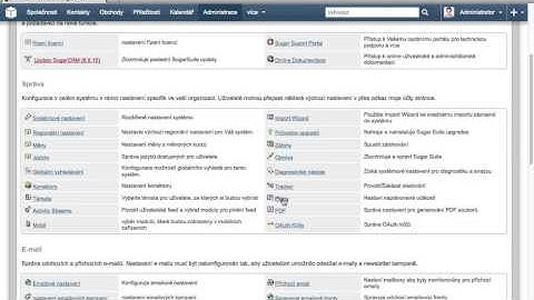 SugarCRM Modul: Leady.cz - Uživatelský průvodce
