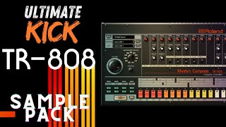 Roland TR-808 & TR-909 ULTIMATE KICK (300 kick samples) | SAMPLE PACK