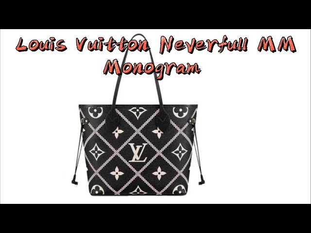 LOUIS VUITTON Neverfull MM Tote Bag M46040 Black Monogram
