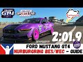 iRacing Ford Mustang GT4 Nurburgring Grand Prix 2:01.9 - Mustang GT4 Nurburgring BES/WEC