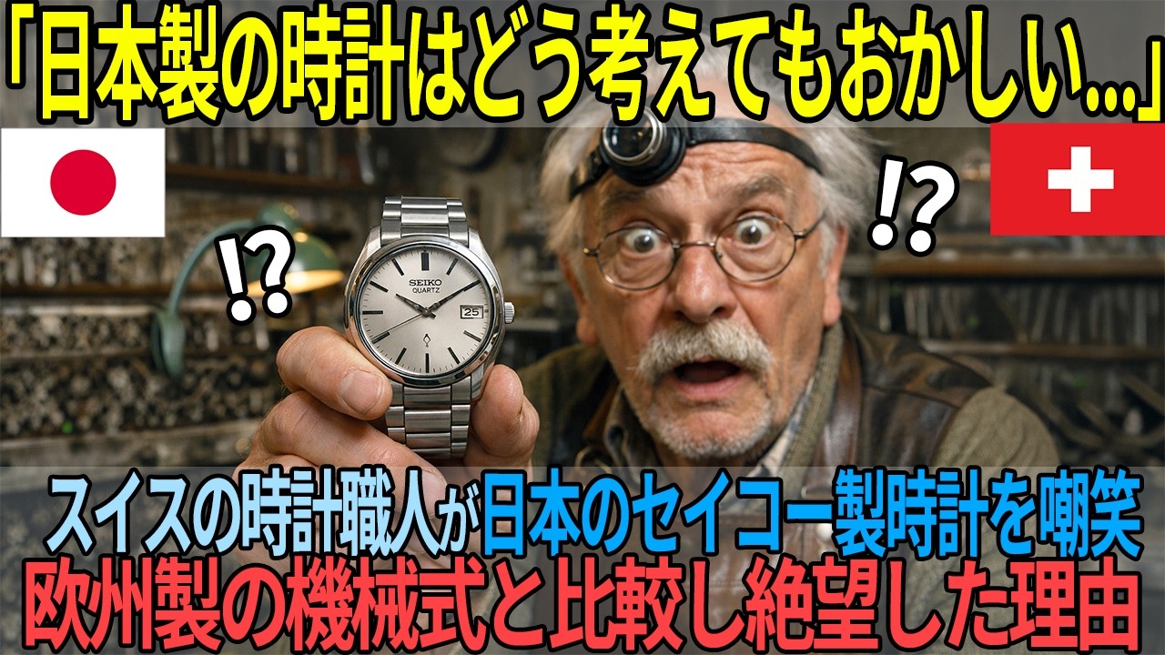 「日本製の時計は異常だ...」スイスの時計産業を壊滅させた
