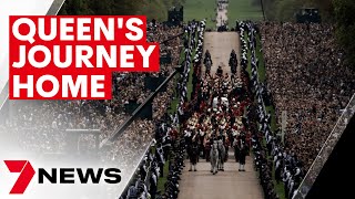 The Queen's Final Journey to Windsor Castle | 7NEWS