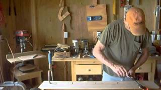 Simple shelf made of pine with a poplar face frame. Used a jig to cut the shelves.jig can be used to cut 45 deg. miters on any small 