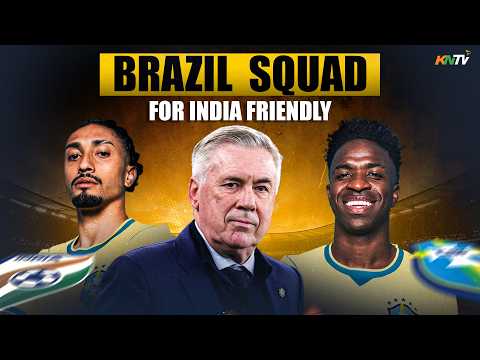Brazil Squad Announced for India Friendly: Vini Jr, Raphinha to Kolkata | Brazil Squad Review