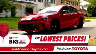The Big One Sales Event | New Toyota Corollas from $169/Month at Fred Anderson Toyota