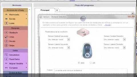Tutorial mOway - Sensores de obstáculos