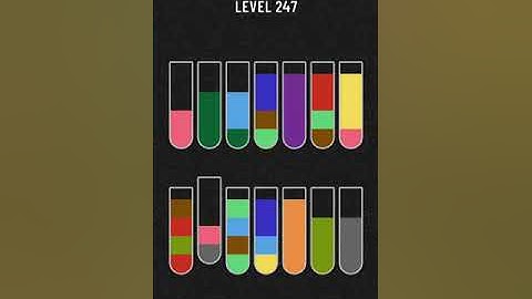 【Water Sort Puzzle】 Level 247