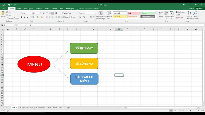 Hướng dẫn cách tạo menu trong excel năm 2024