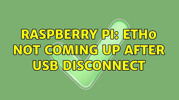 Raspberry Pi: eth0 not coming up after usb disconnect