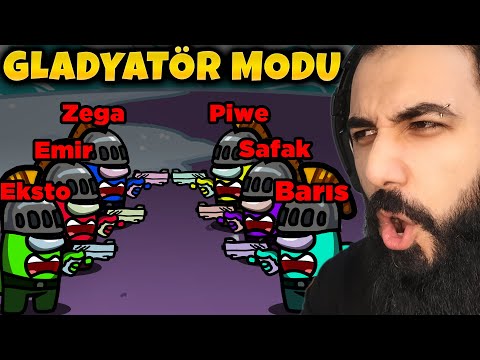 10 IMPOSTOR DUELLO!! SONA KALAN KAZANIR!! AMONG US YENİ GLADYATÖR MODU!! | Barış Can