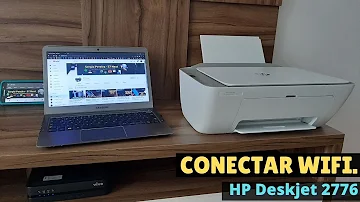 Como colocar a senha da internet na impressora HP?
