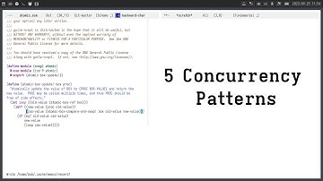 5 Concurrency Patterns in Scheme