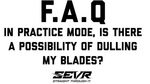 Mechanical Broadheads: Can you dull the blades when using the SEVR Practice Mode