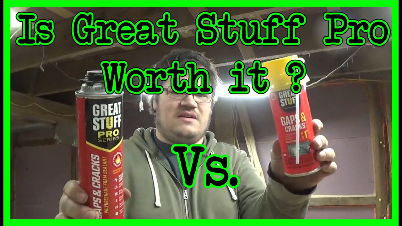 Is Great Stuff Pro Worth it Over Normal Spray Foam how to tutorial 