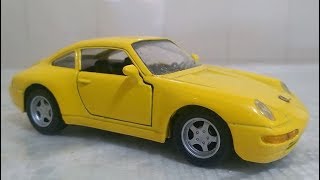 PORSCHE 911 CARRERA - MINIATURA MAISTO DE METAL NA ESCALA 1/36