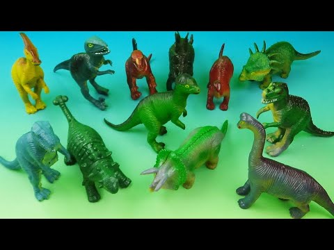 1998 POPEYES DINO VOYAGER MEAL set of 12 MINI FIGURINES VIDEO REVIEW