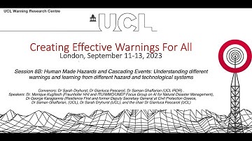 How technology and risk communication can influence the use of warnings in cascading events