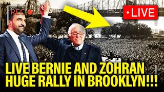 LIVE: Bernie and Mamdani Hold MAJOR RALLY in NYC!! Mikiemademillions Com