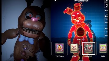 Fnaf ar: Chocolate Bonnie with Mangle cpu + I finally got my Mangle cpu back!