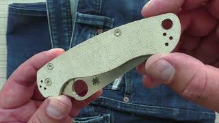 : .  PARA MILITARY 2 CRU-WEAR Spyderco
