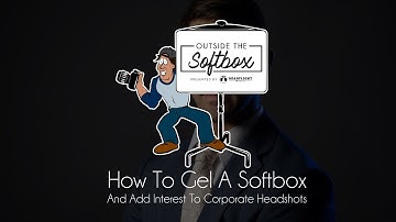 How To Gel a Softbox and Add Interest To Corporate Headshots