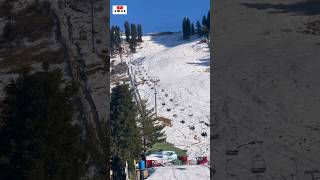Beautiful Swat Ski Resort Malamjabba Chairlifts Snowfall