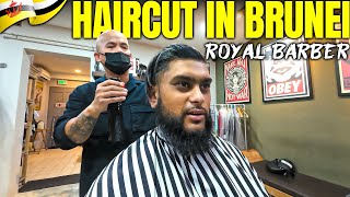 Getting a Haircut from a Prince's Personal Barber in Brunei! 💇‍♂️