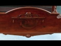 Lot 2002 - Antique Solid Wood Renaissance Revival Bed Lot 2002 - Antique Solid Wood Renaissance Revival Bed