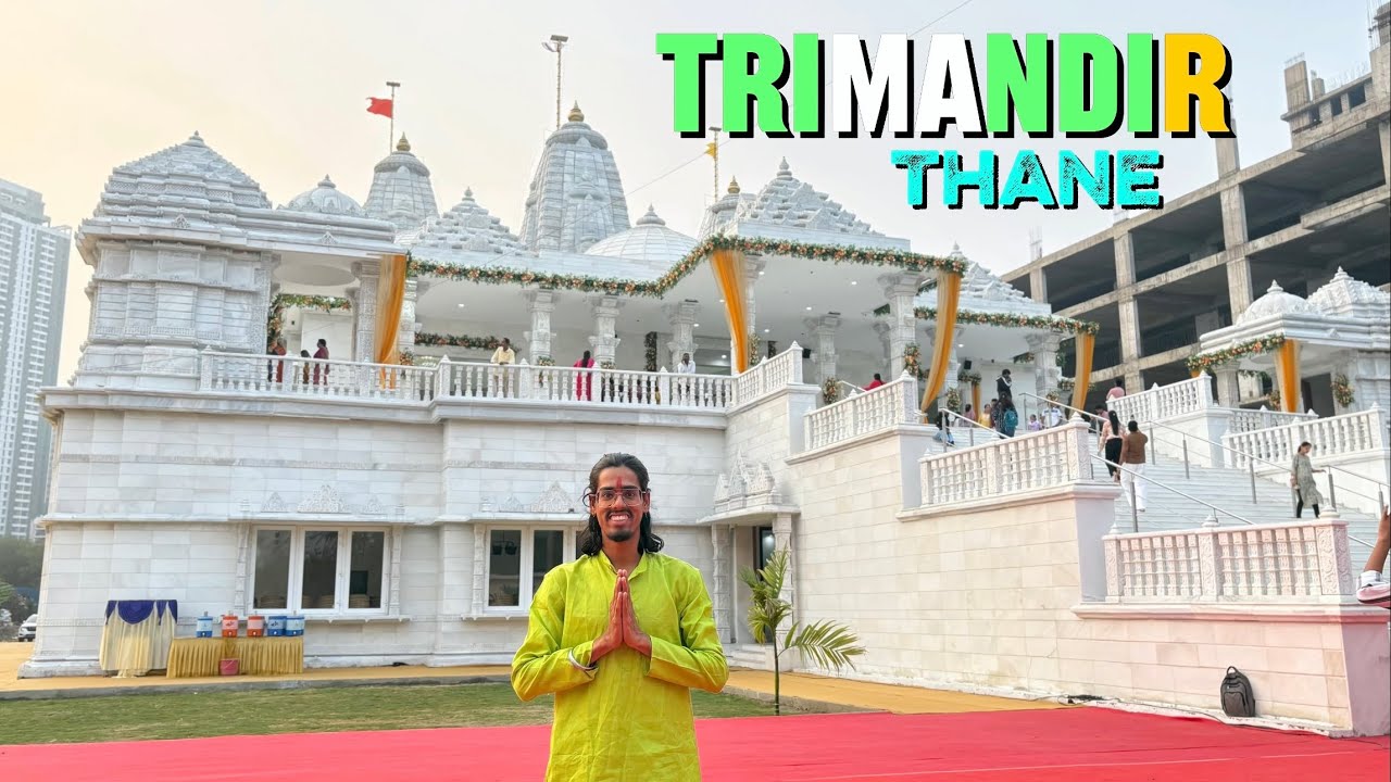 | Trimandir Thane | Newly Opened Temple In Thane | Thane’s Biggest Temple 🛕 Now In Balkum Pada | 