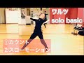 【練習風景】ワルツsolo basic 2025.3.31 社交ダンス